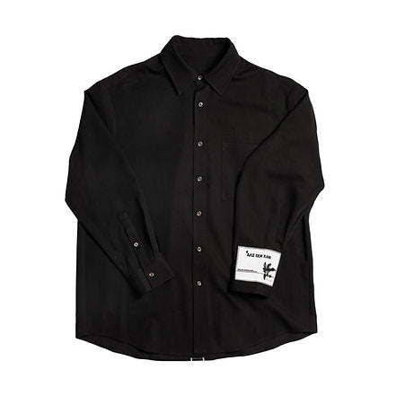 Long Sleeve Printing Shirt (Black)