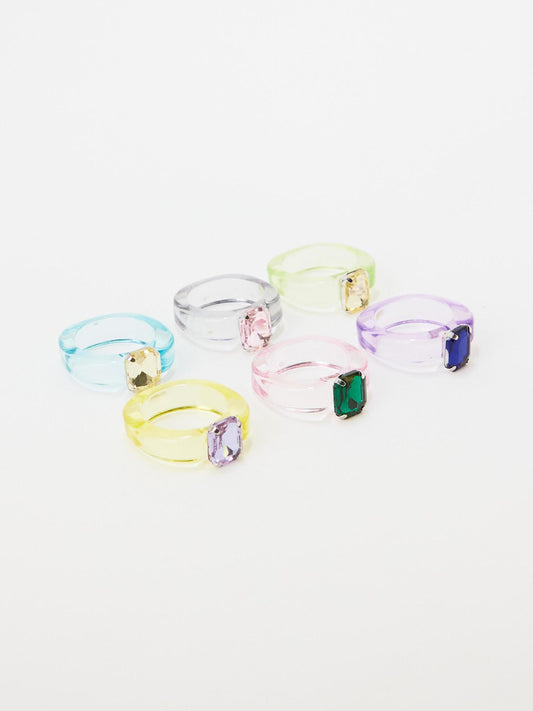 Clear Summer Ring (6colors)