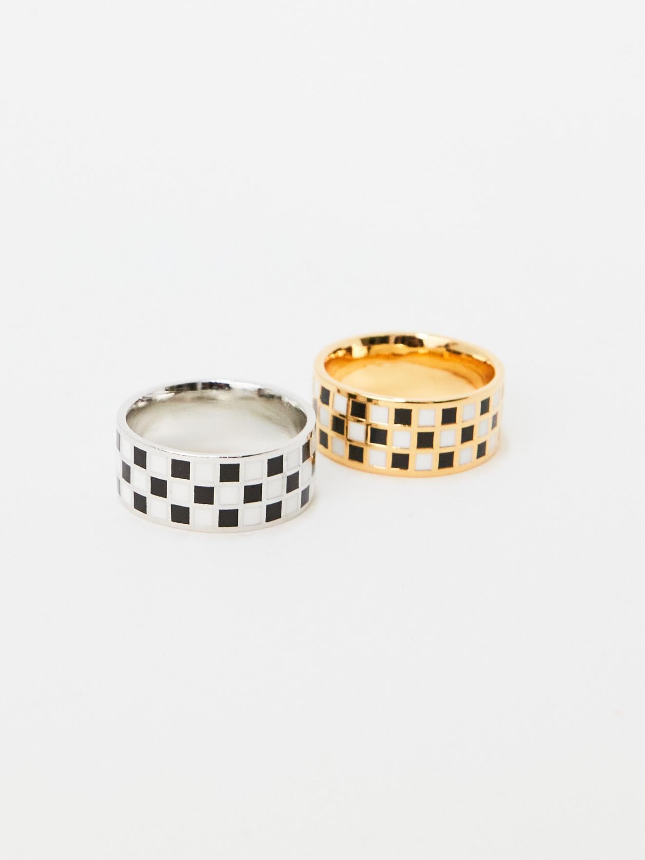 Checkerboard Silver & Gold (2colors)