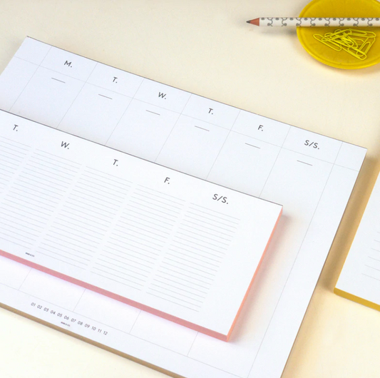 Weekly Desk Planners