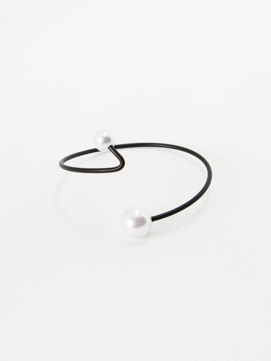 Pearl Wrap Cuff Bracelet